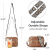 PU Leather Waterproof Crossbody Bags w/ Adjustable Strap