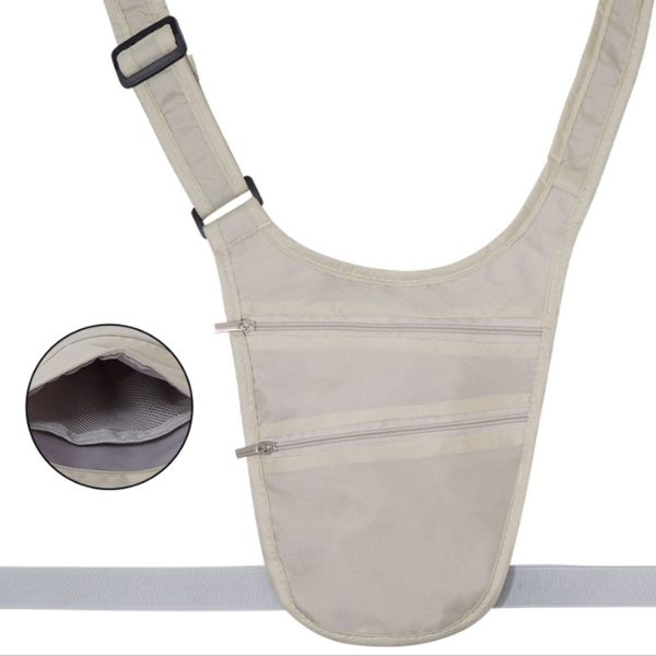 Nylon Travel Anti-Theft Waist Bag – Secure & Lightweight
