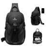 Crossbody Shoulder Daypack Bag for Men