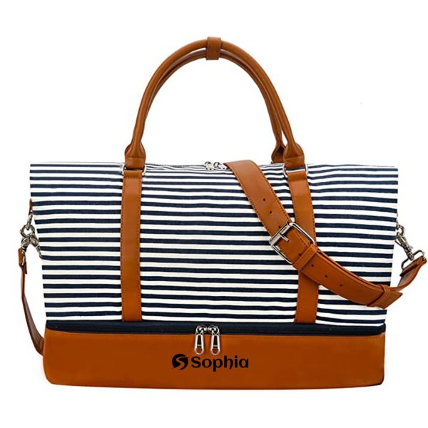 Women Canvas Travel Weekender Bag