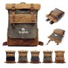 Travel Waxed Canvas Backpack