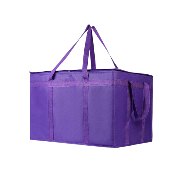 77L Insulated Non-Woven Food Delivery Bag w/ Custom Logo