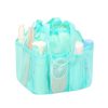 Portable Mesh Toiletry Bag with Drawstring & Multi Pocket