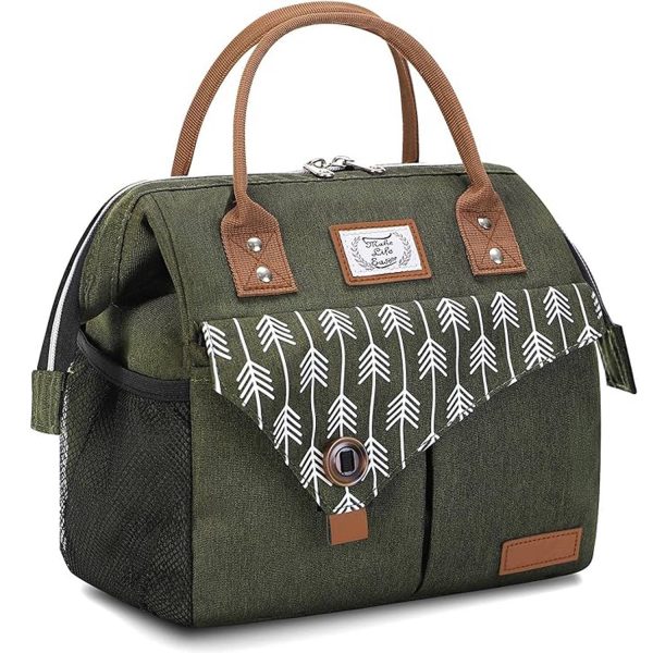 11L Non-Woven Insulated Lunch Cooler Tote Bag w/ Handle
