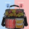 15L Oxford Double Deck Insulated Cooler Bag w/ Handle