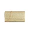 Women's Glitter Clutch Purse with Chain for Wedding & Party