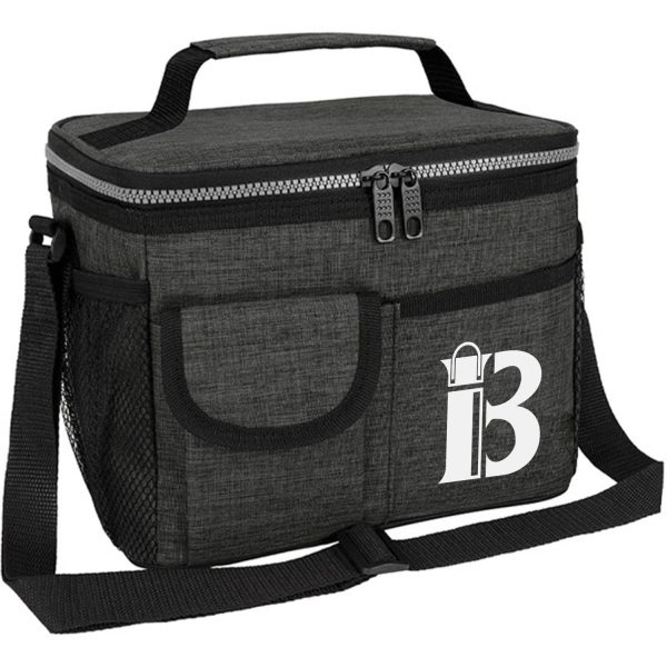 7.5L Oxford Lunch Cooler Bag w/ Handle for Outdoor Picnic