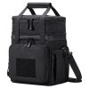 16L Double Deck Nylon Cooler Bag w/Adjustable Strap