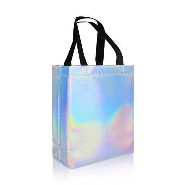 Reusable Waterproof Iridescent Non Woven Tote Bag