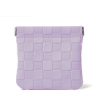 Travel Mini PU Makeup Bag with Snap Closure & Nylon Lining