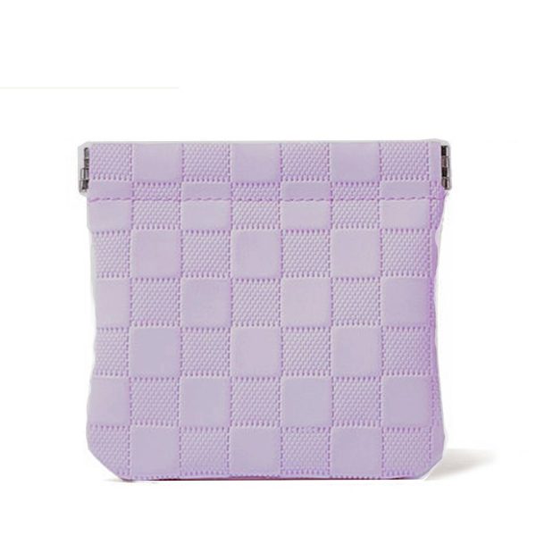 Travel Mini PU Makeup Bag with Snap Closure & Nylon Lining