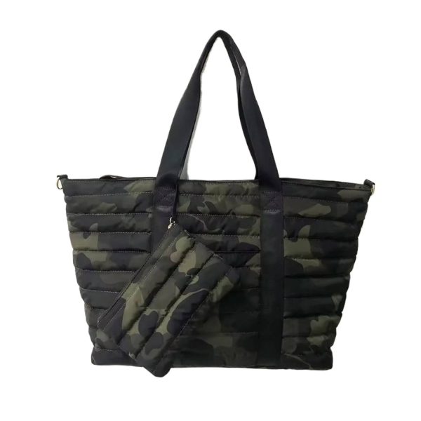 Custom Soft Puffer Tote Bag for Women w/ Purse