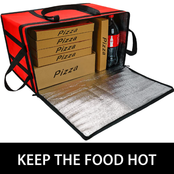 77L Insulated Non-Woven Food Delivery Bag w/ Custom Logo