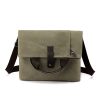 12" Foldable Canvas Shoulder Handbag for Daily Use