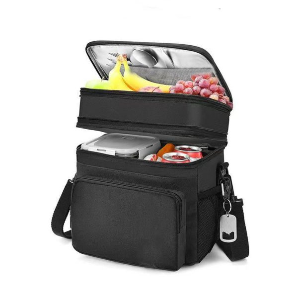 18L Oxford Insulated Lunch Cooler Bag for Outdoor Picnic