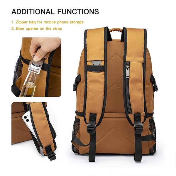 25L Large Capacity Insulated Cooler Backpack for Camping