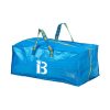 76L Durable PP Woven Zippered Storage Bag for Household