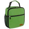 6 Can Oxford Insulated Lunch Cooler Bag w/ Zipper Pocket