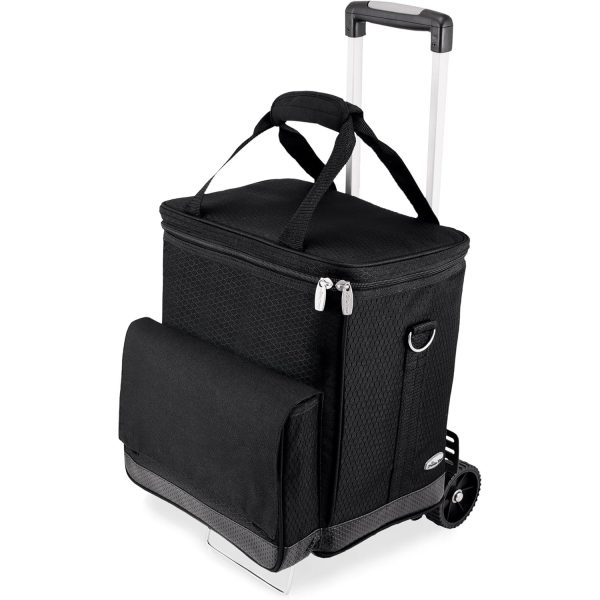 6 bottle Wheeled Trolley Wine Insulated Cooler Bag