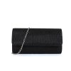 Women's Glitter Clutch Purse with Chain for Wedding & Party
