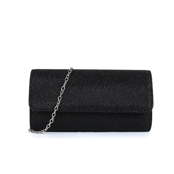 Women's Glitter Clutch Purse with Chain for Wedding & Party