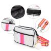 Waterproof Striped Neoprene Crossbody Bag for Travel