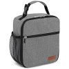 6 Can Oxford Insulated Lunch Cooler Bag w/ Zipper Pocket