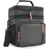 13L Oxford Insulated Lunch Cooler Bag for Picnic w/ Pockets