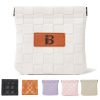 Travel Mini PU Makeup Bag with Snap Closure & Nylon Lining