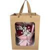 Eco Friendly Paper Bags w/ Clear Window for Flowers Gifts