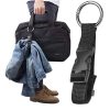 Adjustable Hands-Free Nylon Luggage Strap with Buckle Clip