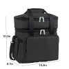18L Oxford Insulated Lunch Cooler Bag for Outdoor Picnic