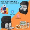 26L Waterproof Fishing Backpack w/ Cooler Compartment