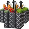 30L Waterproof Foldable Non Woven Grocery Bag for Shopping