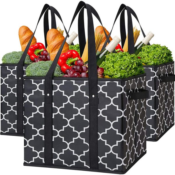 30L Waterproof Foldable Non Woven Grocery Bag for Shopping
