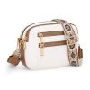 PU Leather Waterproof Crossbody Bags w/ Adjustable Strap