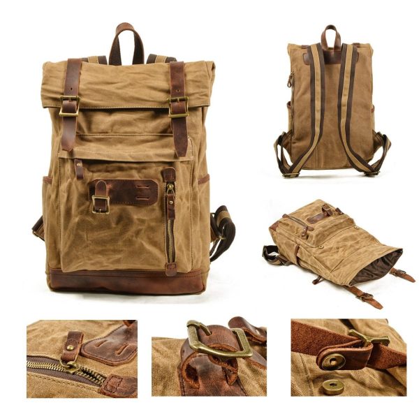 Travel Canvas Shoulder Rucksack