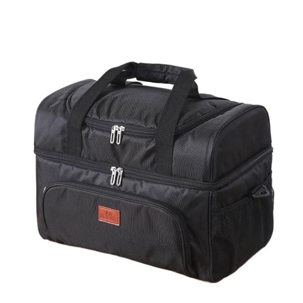 30L Oxford Insulated Cooler Bag w/ Handle for Picnic