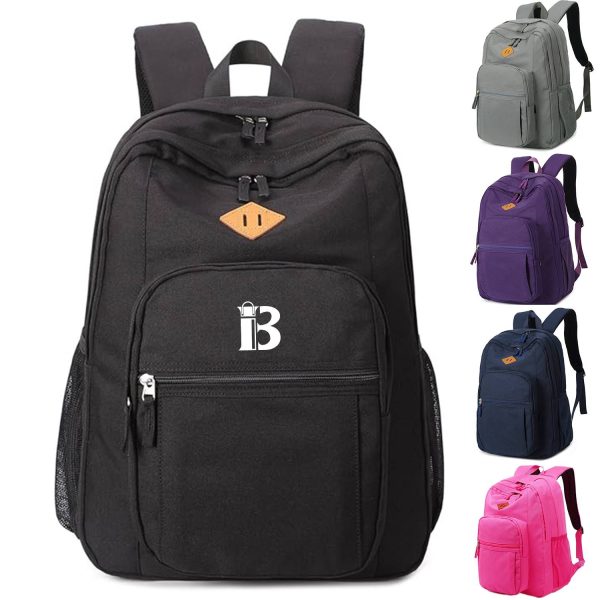 Waterproof Polyester Travel Backpack for School Commute