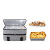 25L Double Decker Oxford Insulated Lunch Cooler Bag w/Handle