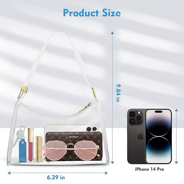 Summer New Clear PVC Shoulder Bag – Waterproof & Lightweight