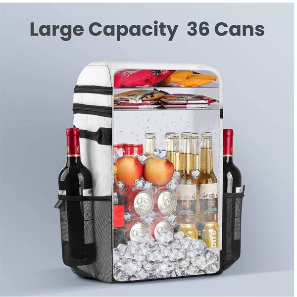 20L Waterproof Insulated Cooler Backpack for Camping Picnic