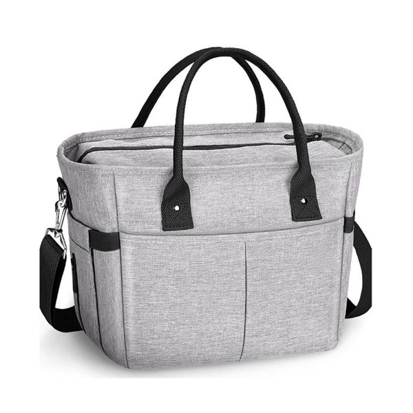 10L Oxford Insulated Lunch Cooler Bag w/ Pockets