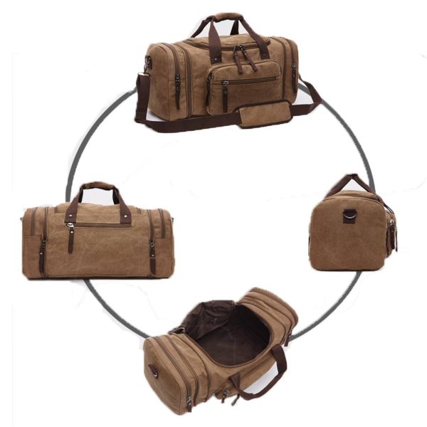 Canvas Duffle Travel Bag