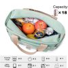 18 Can Oxford Insulated Cooler Lunch Bag w/ Pockets