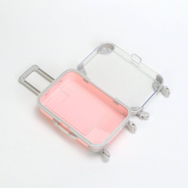 Mini Safe Plastic Travel Suitcase Toy Storage Box