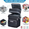 34L Insulated Leakproof Foldable Rolling Cooler Bag