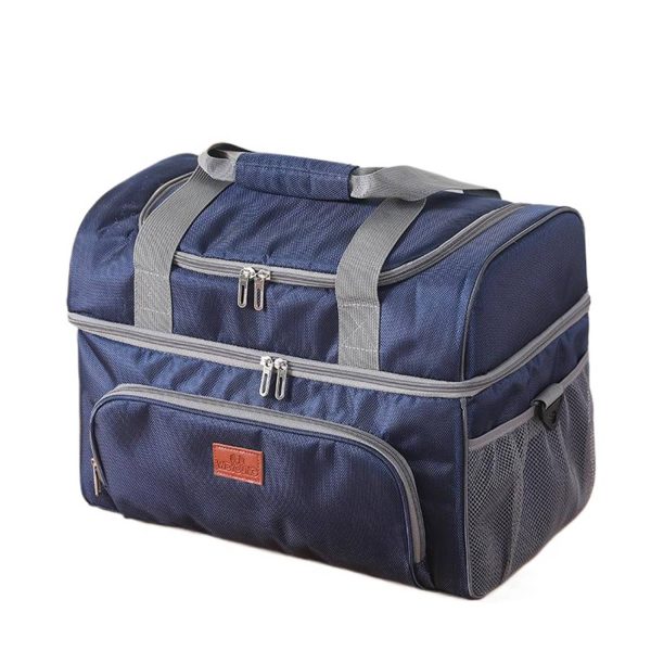 30L Oxford Insulated Cooler Bag w/ Handle for Picnic