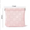 Travel Mini PU Makeup Bag with Snap Closure & Nylon Lining