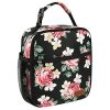 6 Can Oxford Insulated Lunch Cooler Bag w/ Zipper Pocket